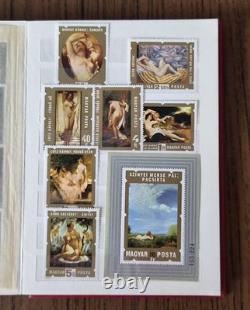 Hungary MNH Stamp Collection Album Art Paintings Souvenir Sheets Mint