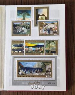 Hungary MNH Stamp Collection Album Art Paintings Souvenir Sheets Mint