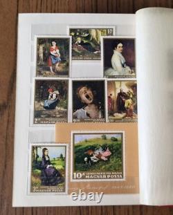 Hungary MNH Stamp Collection Album Art Paintings Souvenir Sheets Mint