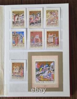 Hungary MNH Stamp Collection Album Art Paintings Souvenir Sheets Mint