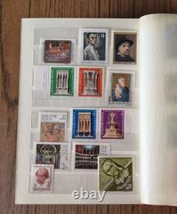 Hungary MNH Stamp Collection Album Art Paintings Souvenir Sheets Mint