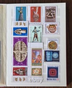 Hungary MNH Stamp Collection Album Art Paintings Souvenir Sheets Mint