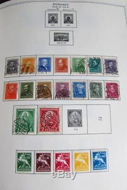 Hungary Stamp Collection Stuffed Minkus Album