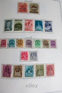 Hungary Stamp Collection Stuffed Minkus Album