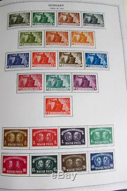 Hungary Stamp Collection Stuffed Minkus Album