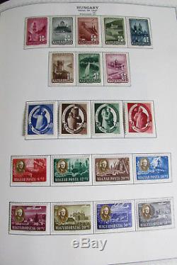 Hungary Stamp Collection Stuffed Minkus Album