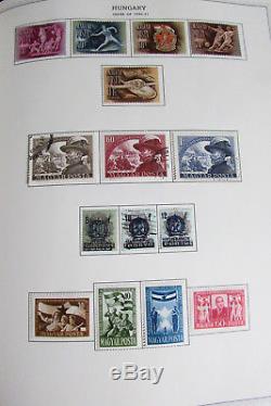 Hungary Stamp Collection Stuffed Minkus Album