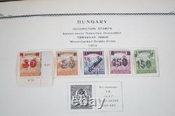 Hungary Yugoslavia 1918-1920 Collection Of 325 Stamps Mint & Used Scott Album