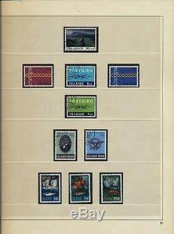 ICELAND 1961/88 Safe Hingeless Album Used Collection(200+)ALB786