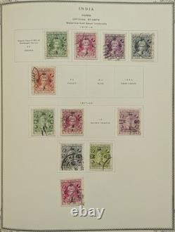 INDIA STATES Stamp Collection 19th Century Feudatory in Scott Album RARE