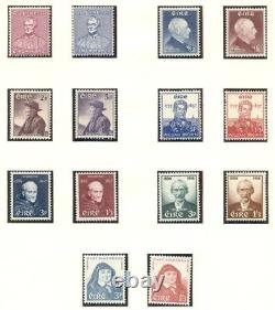 IRELAND COLLECTION 1937-1989, in Lindner Hingeless Album, Mint, Scott $2,281.00