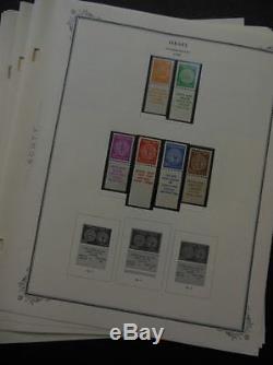 ISRAEL Beautiful VF, MNH collection on album pages almost complete 1948-1952