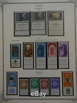 ISRAEL Beautiful VF, MNH collection on album pages almost complete 1948-1952