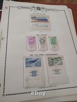 ISRAEL Stamp collection in MINKUS pages, singles, tabs 1961 1966. Quality Plus