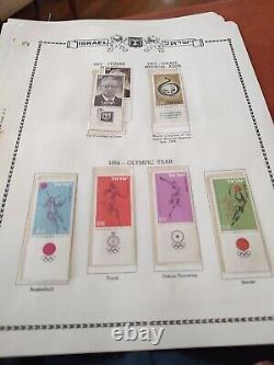 ISRAEL Stamp collection in MINKUS pages, singles, tabs 1961 1966. Quality Plus