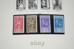 ITALY & COLONIES 1940s-1950s COLLECTION OF 225 STAMPS MINT & USED IN SCOTT ALBUM