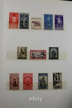 ITALY Minister Books Albums Premium Rare w. Parcel 1946-54 Stamp Collection