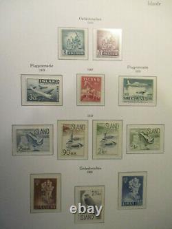 Iceland 1959-1986 Beautiful Mnh Complete Collection In Kabe Album