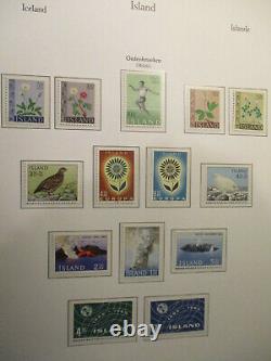 Iceland 1959-1986 Beautiful Mnh Complete Collection In Kabe Album