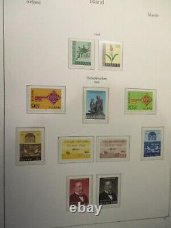 Iceland 1959-1986 Beautiful Mnh Complete Collection In Kabe Album