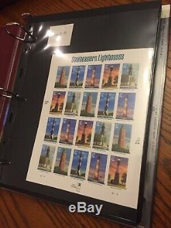 Incredible Mint US Stamps Collection In Album $185.50 Face Value