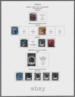 India 1855-2004 Stamp Collection Scott Album(Pics On Description)