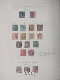 India Album 1854-1955 Pre & Post Independance Used and Unused Stamps Collection