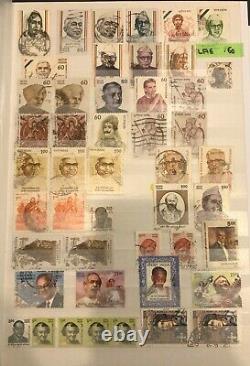 India Album Collection 600 Stamps 60 Covers FDC + Album Pages 1862 1991
