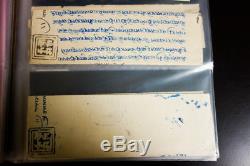 India Stamps Collection of 95+ Early Documents 1754 to 1934 in Album