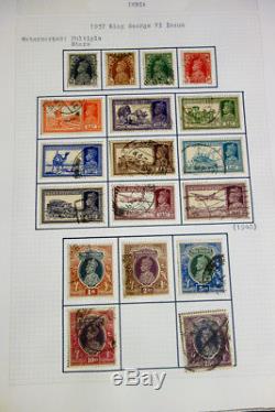 India Used Stamp and Postal History Collection in Album