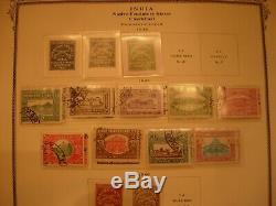 Indian Feudatory States Stamp Collection Scott Specialty Album, broken rivet