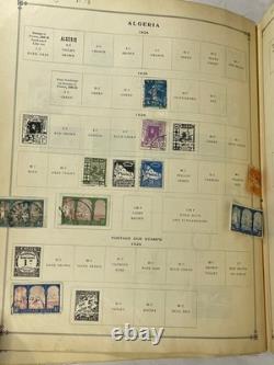 International Junior Postage Stamp Album 1920s-30s Hundred Of Stamps Read Descri