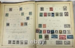 International Junior Postage Stamp Album 1920s-30s Hundred Of Stamps Read Descri