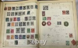 International Junior Postage Stamp Album 1920s-30s Hundred Of Stamps Read Descri