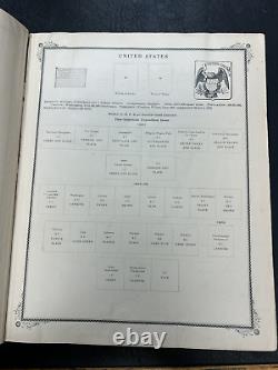 International Postage Stamp Album Twentieth Century 1901-1919 Scott brown