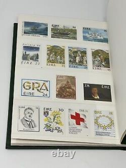 Ireland- Amazing 1982-1989 Stamp collection Album, with 127 Mint Stamps(#199)