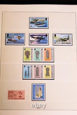 Isle of Man MNH Stamp Collection in Linder Album