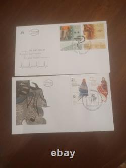 Israel COLOSSAL 1300+ First Day/Covers 1954 Fwd In 12 Lindner Hingeless Albums