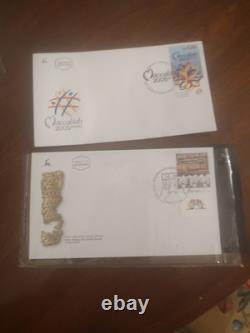 Israel COLOSSAL 1300+ First Day/Covers 1954 Fwd In 12 Lindner Hingeless Albums
