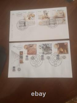 Israel COLOSSAL 1300+ First Day/Covers 1954 Fwd In 12 Lindner Hingeless Albums