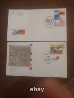Israel COLOSSAL 1300+ First Day/Covers 1954 Fwd In 12 Lindner Hingeless Albums