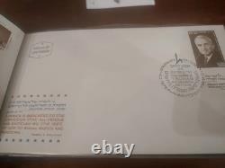 Israel COLOSSAL 1300+ First Day/Covers 1954 Fwd In 12 Lindner Hingeless Albums