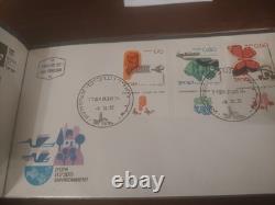 Israel COLOSSAL 1300+ First Day/Covers 1954 Fwd In 12 Lindner Hingeless Albums