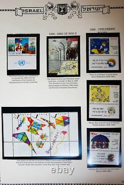 Israel Loaded Mint NH Stamp Collection 1995-2010 in Minkus Album