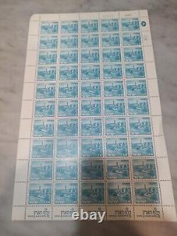 Israel Sheet Stamps A Collection Of Immense Importance. Top Quality And Value