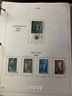 Israel Stamp Collection 1948-1951 Early State Issues Album 67 Pages