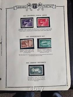 Israel Stamp Collection 1948-1977 Mint NH Sets in THREE Albums