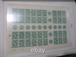 Israel Stamp Collection Album 1960s-1980s MNH Mint Sheets Tabs Souvenir Sheets