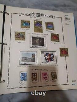 Israel Stamp Collection In Minkus Album 1948 Forward. Lots To Admire And Enjoy