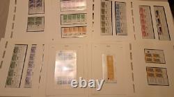 Israel Stamp Collection On Album All Block/strip Etc With Tab Unmounted Mint